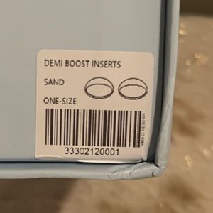 Boomba Demi Boost Inserts in Sand. One size. Never worn.